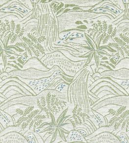 Falling Foss Weave Fabric by Scion Seaglass Falling Foss Weave Fabric by Scion Seaglass