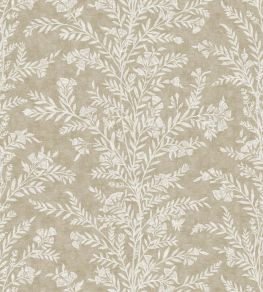 Fan Flower Fabric by Lewis & Wood Gold Dust