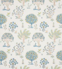 Fantasia Fabric by Jane Churchill Blue/Yellow