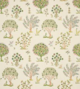 Fantasia Fabric by Jane Churchill Pink/Green Fantasia Fabric by Jane Churchill Pink/Green