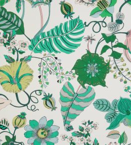 Fantasia Jungle in Easton Fabric by Liberty Lichen Fantasia Jungle in Easton Fabric by Liberty Lichen