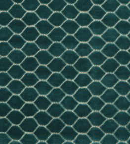 Faraday Velvet Fabric by Sanderson Malachite Faraday Velvet Fabric by Sanderson Malachite