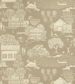 Farmingdale Wallpaper by Anna French Beige Farmingdale Wallpaper by Anna French Beige