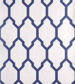 Tessella Wallpaper by Farrow & Ball Drawing Room Blue Tessella Wallpaper by Farrow & Ball Drawing Room Blue