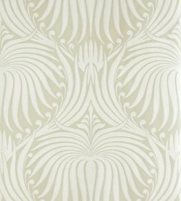 Lotus Wallpaper by Farrow & Ball Green Ground Lotus Wallpaper by Farrow & Ball Green Ground