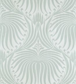 Lotus Wallpaper by Farrow & Ball Pavilion Blue / Green Blue Lotus Wallpaper by Farrow & Ball Pavilion Blue / Green Blue