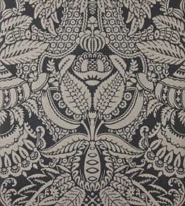 Orangerie Wallpaper by Farrow & Ball Off-Black Orangerie Wallpaper by Farrow & Ball Off-Black