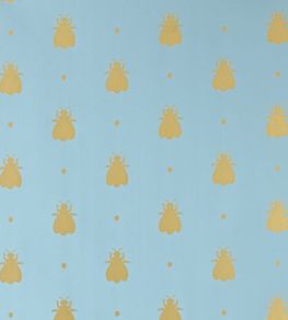 Bumble Bee Wallpaper by Farrow & Ball Stone Blue Bumble Bee Wallpaper by Farrow & Ball Stone Blue