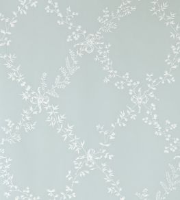 Toile Trellis Wallpaper by Farrow & Ball Pavilion Blue Toile Trellis Wallpaper by Farrow & Ball Pavilion Blue
