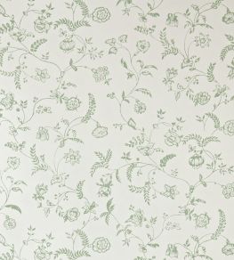 Uppark Wallpaper by Farrow & Ball Breakfast Room Green