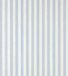 Closet Stripe Wallpaper by Farrow & Ball Lulworth Blue
