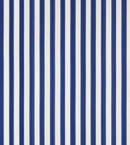 Closet Stripe Wallpaper by Farrow & Ball Pitch Blue