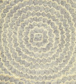 Feather Bloom Sisal Wallpaper by Schumacher Onyx & Gold Feather Bloom Sisal Wallpaper by Schumacher Onyx & Gold