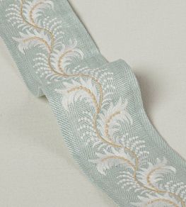 Feather Braid Trimming by Colefax and Fowler Aqua Feather Braid Trimming by Colefax and Fowler Aqua