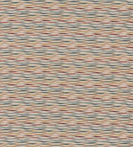 Felbrigg Fabric by Mulberry Home Teal/Spice Felbrigg Fabric by Mulberry Home Teal/Spice