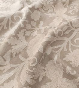 Ferahan Linen Fabric by Warwick Parchment Ferahan Linen Fabric by Warwick Parchment