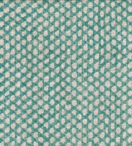 Wicker Linen Fabric by Fermoie Aqua Wicker Linen Fabric by Fermoie Aqua