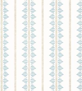Fern Stripe Wallpaper by Anna French Spa Blue