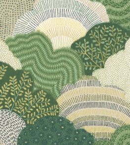 Fernshaw Wallpaper by Woodchip & Magnolia Evergreen