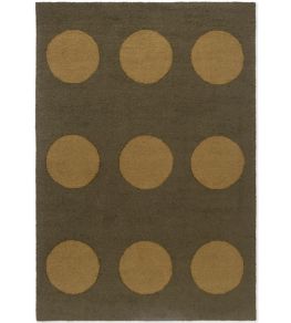Festival Dots Rug by Brink & Campman Olive Green Festival Dots Rug by Brink & Campman Olive Green