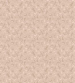 Feuille Wallpaper by Farrow & Ball Pink Ground / Templeton Pink