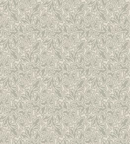 Feuille Wallpaper by Farrow & Ball School House White / Blue Gray