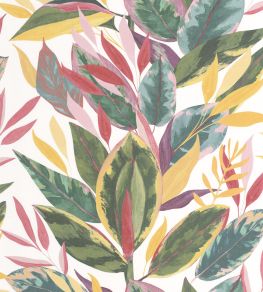 Ficus Wallpaper by Casadeco Fuchsia Ficus Wallpaper by Casadeco Fuchsia