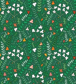 Fields of joy Wallpaper by Ottoline Green Fields of joy Wallpaper by Ottoline Green