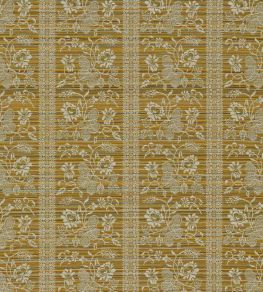 Filigree Bellagio Stripe Fabric by Zoffany Silk Yellow