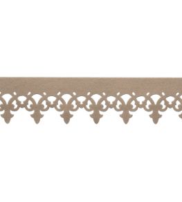 Finlay Scalloped Border Trimming by Samuel & Sons Camel Finlay Scalloped Border Trimming by Samuel & Sons Camel