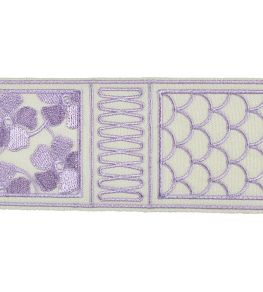 Fiorella Embroidered Braid 60mm Trimming by Houles Nebbia Fiorella Embroidered Braid 60mm Trimming by Houles Nebbia