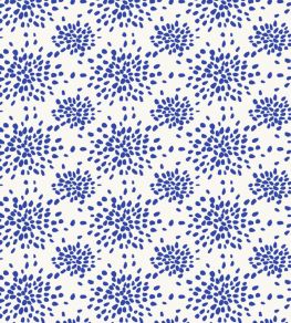 Fireworks Wallpaper by Scalamandre Blue On White Fireworks Wallpaper by Scalamandre Blue On White