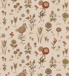 Firle Meadow Wallpaper by Mulberry Home Russet Firle Meadow Wallpaper by Mulberry Home Russet