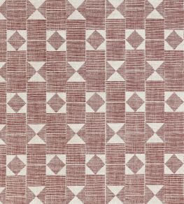 Flag Fabric by Fermoie Deep Red Flag Fabric by Fermoie Deep Red