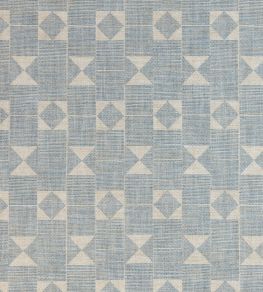 Flag Fabric by Fermoie Powder Blue Flag Fabric by Fermoie Powder Blue