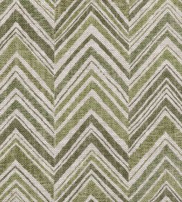 Flame Stitch Fabric by Fermoie Green Flame Stitch Fabric by Fermoie Green