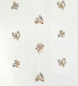 Flax & Field Posy Voile Fabric by Volga Linen Multi/Oyster Flax & Field Posy Voile Fabric by Volga Linen Multi/Oyster