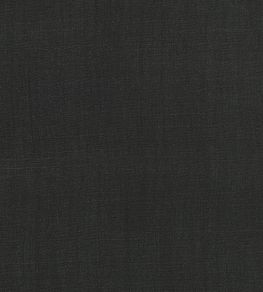Flax Fabric by Kirkby Design Jet Black