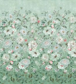 Fleur Blanche Mural by Designers Guild Eau De Nil Fleur Blanche Mural by Designers Guild Eau De Nil