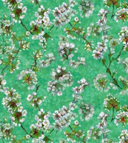 Fleur D'Assam Fabric by Designers Guild Emerald Fleur D'Assam Fabric by Designers Guild Emerald
