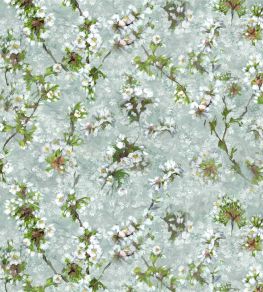 Fleur D'Assam Fabric by Designers Guild Platinum Fleur D'Assam Fabric by Designers Guild Platinum