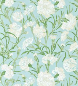 Fleur de Joie Wallpaper by Harlequin Chalk/Emerald/Sky Fleur de Joie Wallpaper by Harlequin Chalk/Emerald/Sky