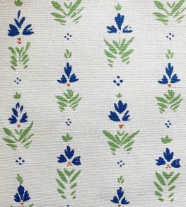 Fleur Fabric by Kate Medlicott Blue-Green