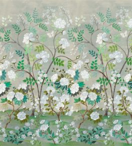 Fleur Orientale Fabric by Designers Guild Celadon
