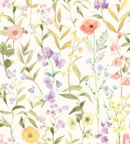 Fleurs Des Champs Wallpaper by Casadeco Bouquet