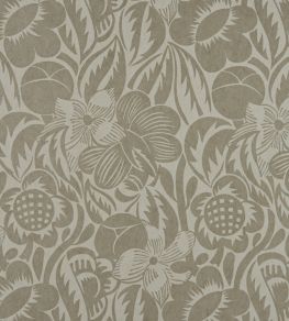 Fleurs Etoilees Wallpaper by Christopher Farr Cloth Slate Fleurs Etoilees Wallpaper by Christopher Farr Cloth Slate