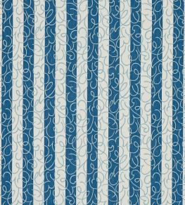 Flo Stripe Fabric by Scion Denim Flo Stripe Fabric by Scion Denim
