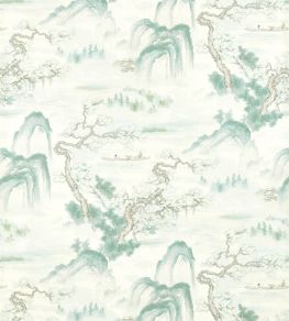 Floating Mountains Wallpaper by Zoffany Mineral Floating Mountains Wallpaper by Zoffany Mineral
