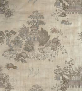 Floating Palace Wallpaper by Liberty Pewter Floating Palace Wallpaper by Liberty Pewter