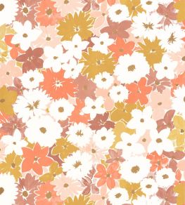 Flora Wallpaper by Caselio Rose